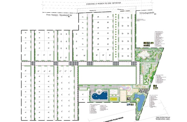 The Prestige City Sarjapur Master Plan