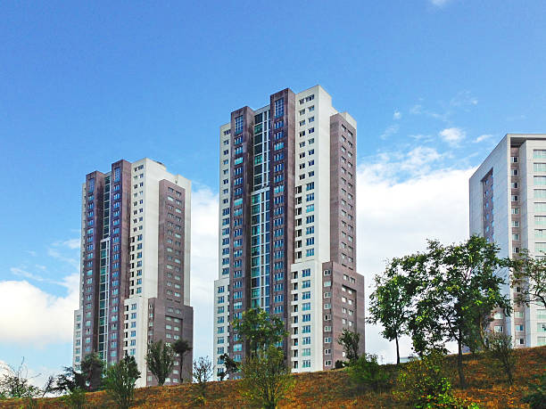 Artist's impression of apartment towers, shown for Prestige Park Street