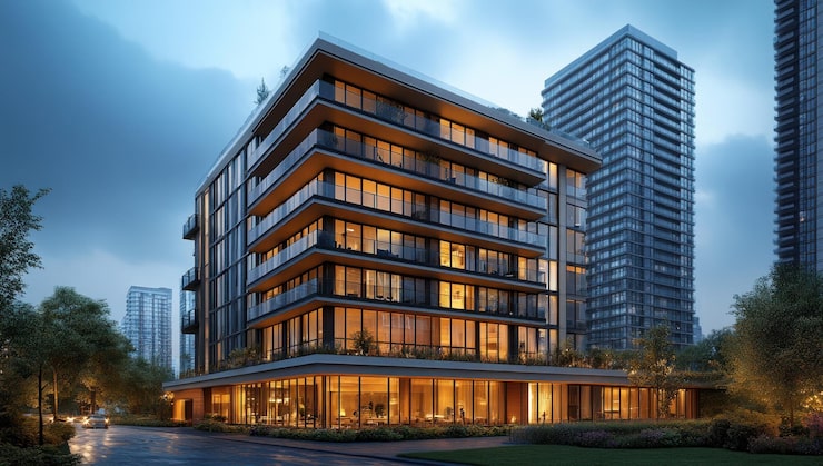 Artist's impression of low-rise homes, shown for Prestige Basavanagudi