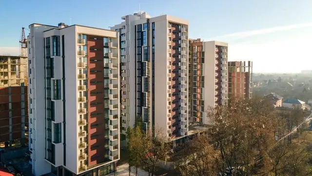 Artist's impression of apartment towers, shown for Prestige Avon