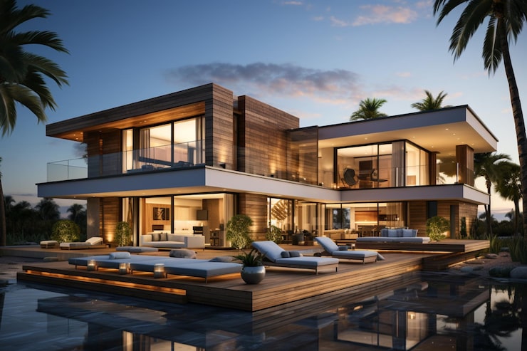 Artist's impression of hillside residence, shown for Prestige JW Marriott Residences