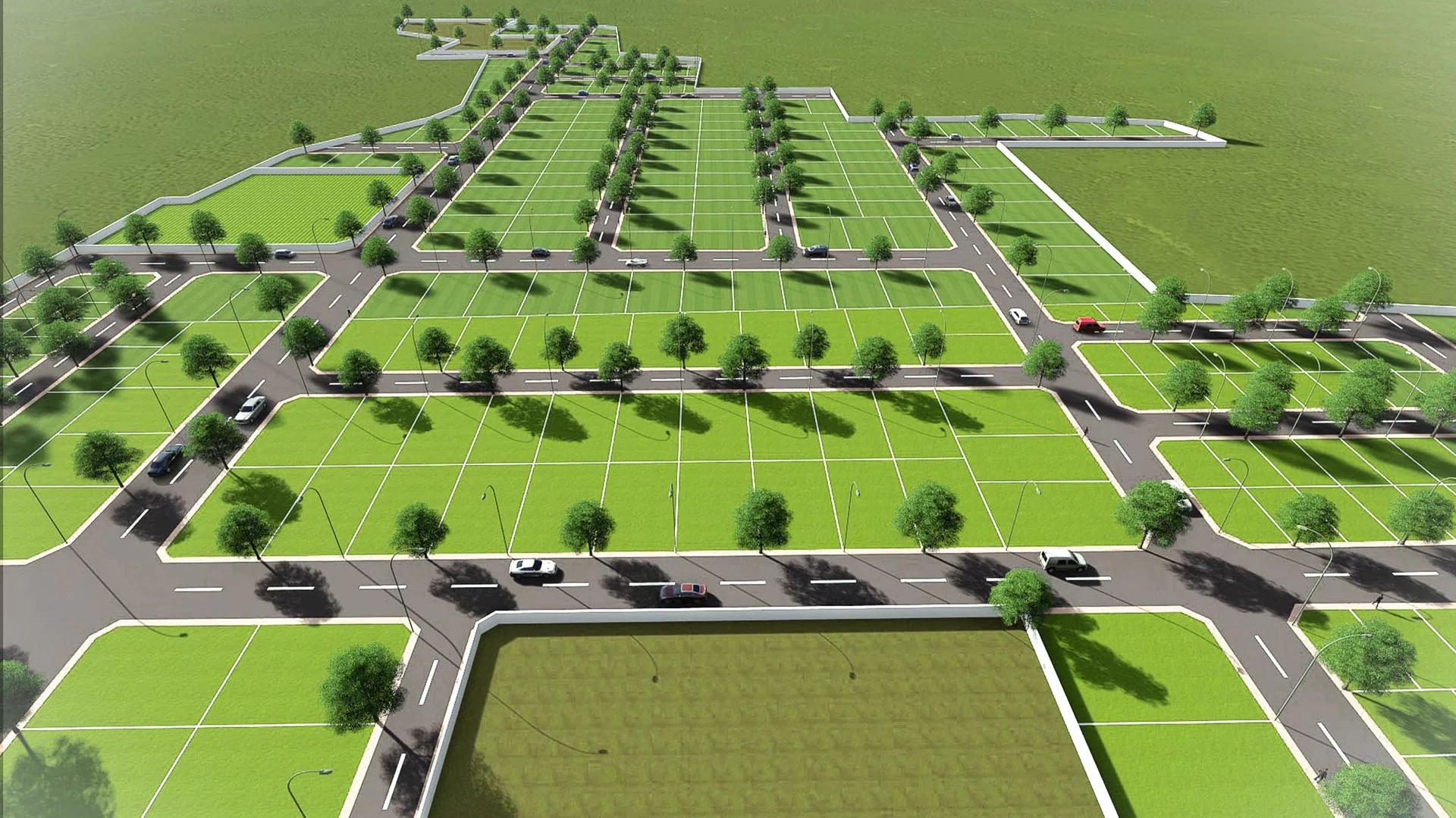 Prestige Plots Bangalore banner image showing a modern plotted development